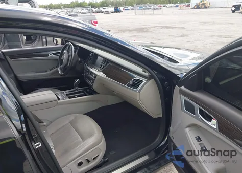 2015 Hyundai Genesis 3.8 from USA, damaged, VIN KMHGN4JE0FU074405